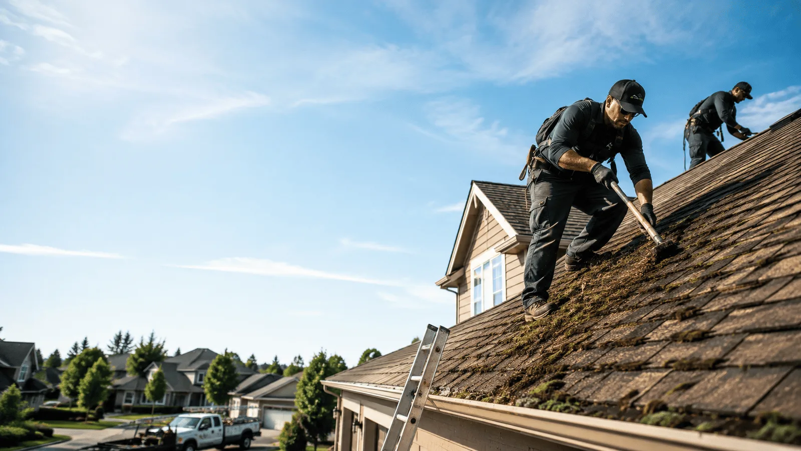 Roof Moss Removal in Weston, NE near me